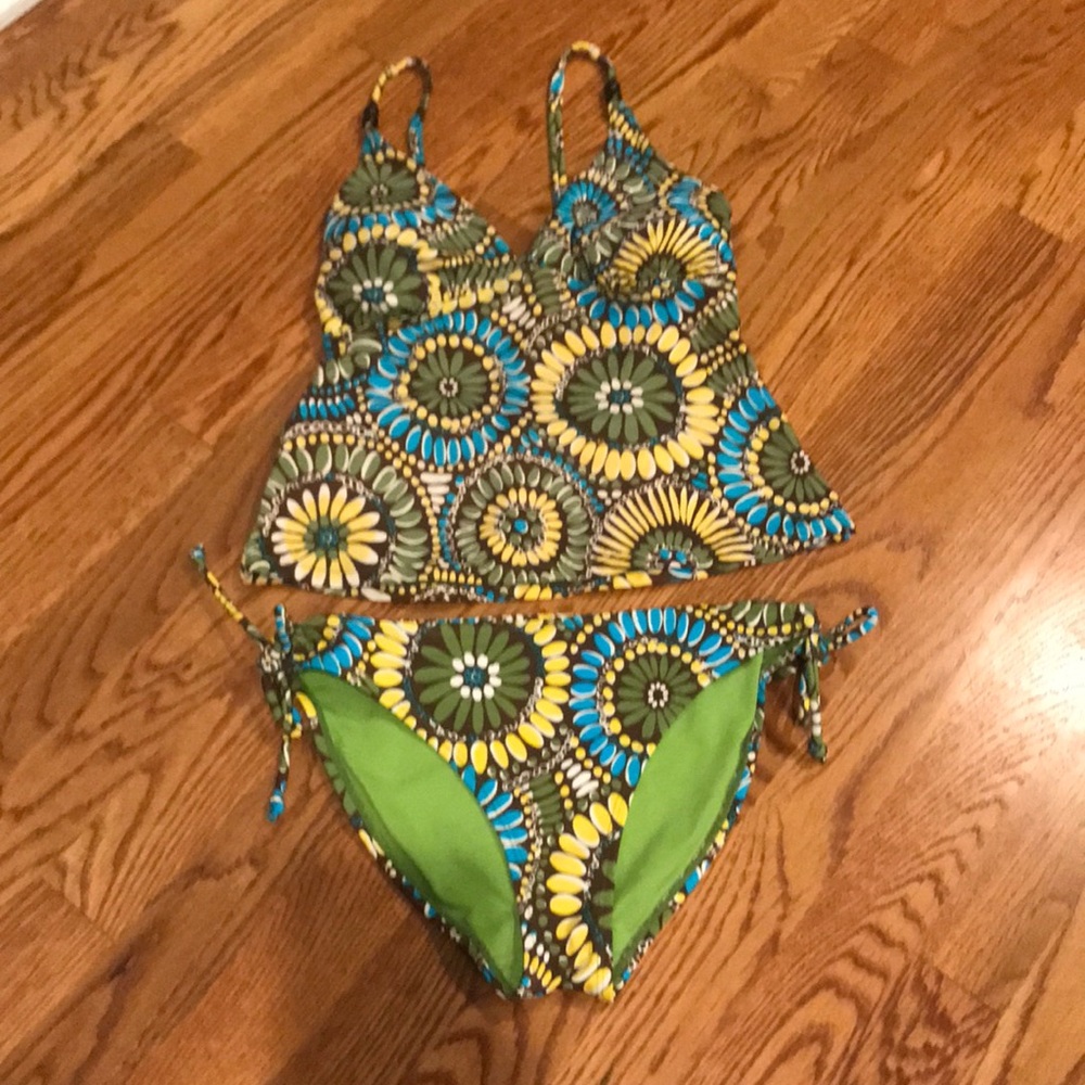 Joe Boxer swim Tankini top and matching bottom